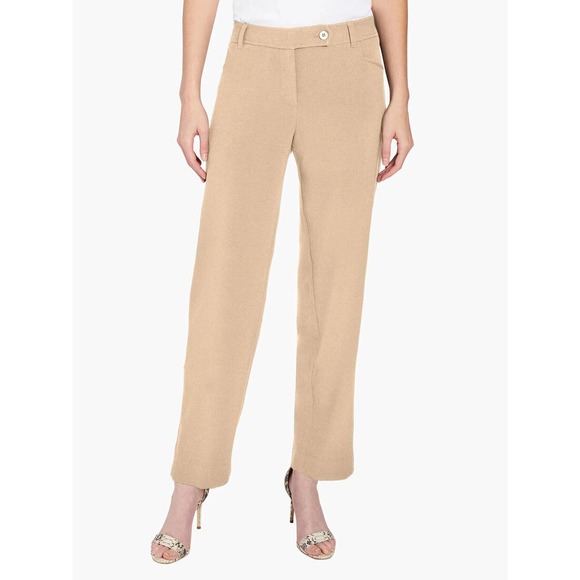 Bi-Stretch Straight Leg Pants - Picture 1 of 5